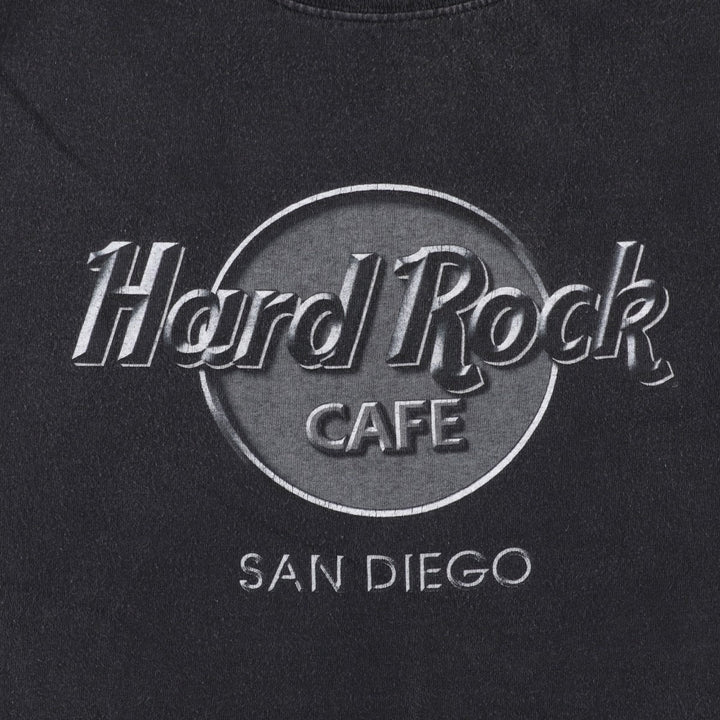 HARD ROCK CAFE Advertising T-Shirt, Size 2XL (Extragrande) cotton black type Vintage Second Hand