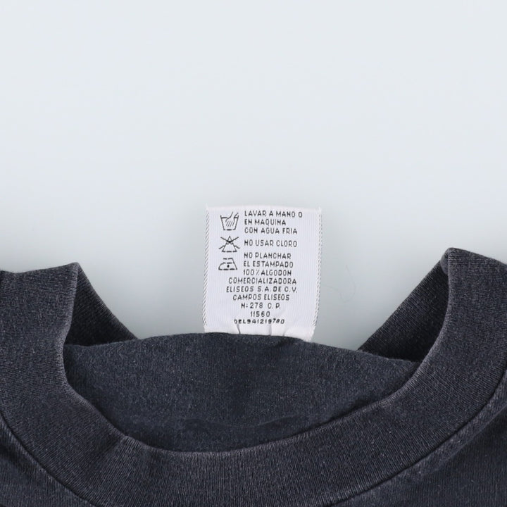HARD ROCK CAFE Hard Rock Cafe Advertising T-shirt Men's L size cotton black type Vintage Second Hand