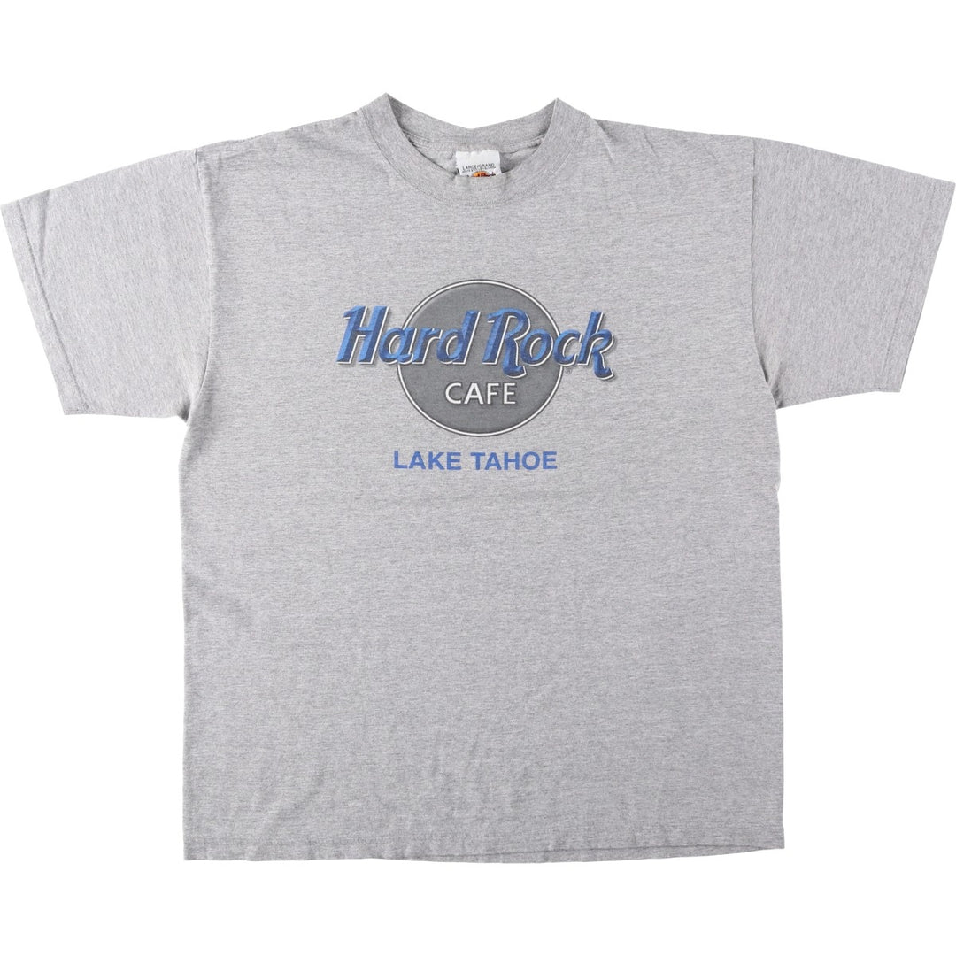 HARD ROCK CAFE Hard Rock Cafe Advertising T-shirt Men's L size cotton gray type Vintage Second Hand