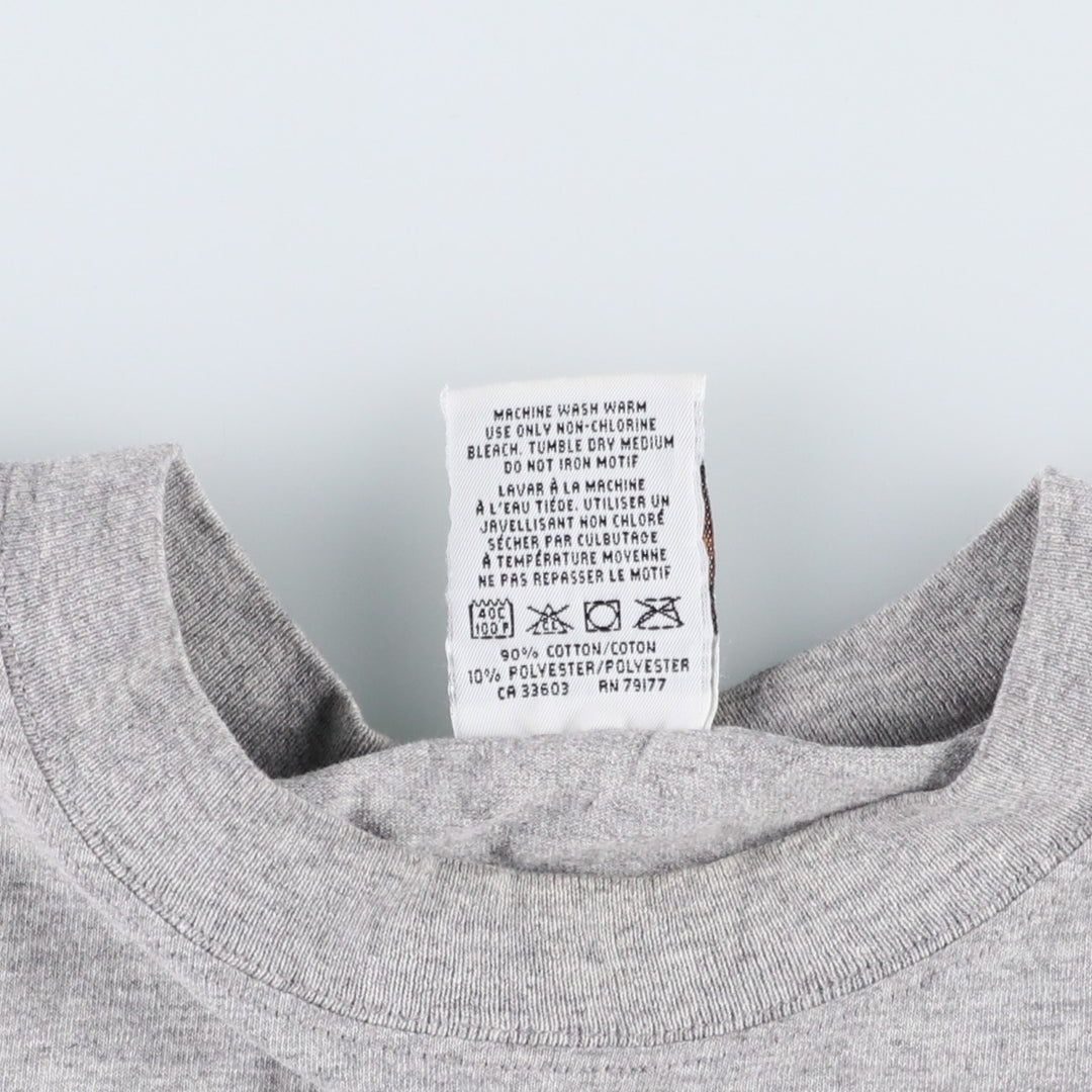 HARD ROCK CAFE Hard Rock Cafe Advertising T-shirt Men's L size cotton gray type Vintage Second Hand