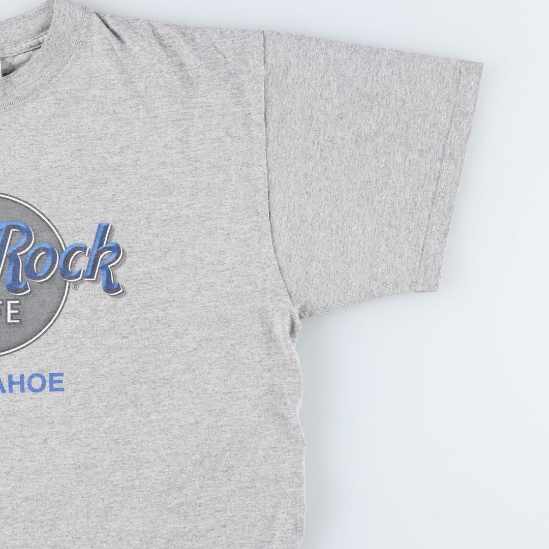HARD ROCK CAFE Hard Rock Cafe Advertising T-shirt Men's L size cotton gray type Vintage Second Hand