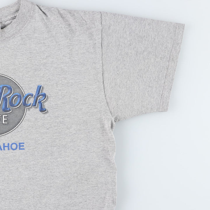 HARD ROCK CAFE Hard Rock Cafe Advertising T-shirt Men's L size cotton gray type Vintage Second Hand
