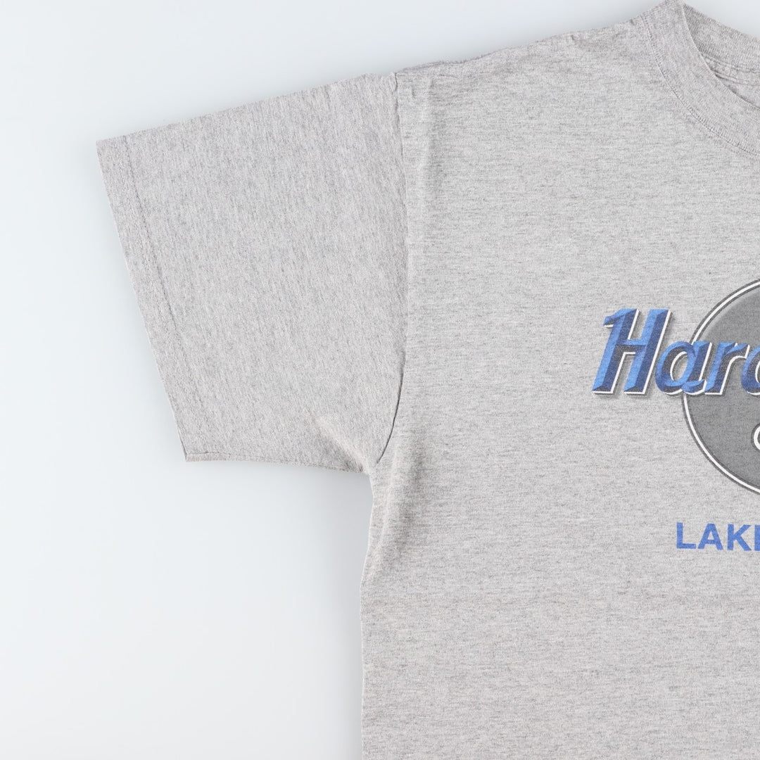HARD ROCK CAFE Hard Rock Cafe Advertising T-shirt Men's L size cotton gray type Vintage Second Hand