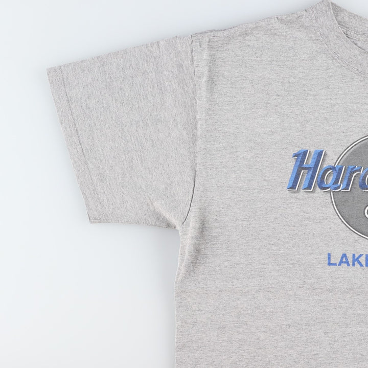 HARD ROCK CAFE Hard Rock Cafe Advertising T-shirt Men's L size cotton gray type Vintage Second Hand