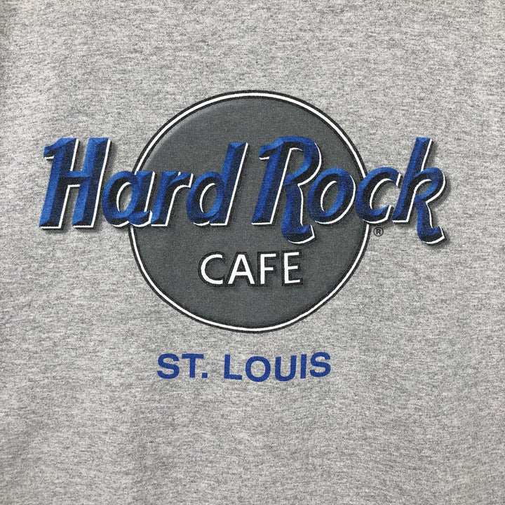~2000'S HARD ROCK CAFE advertising T-shirt, men's size L (approx.) cotton gray type Vintage Second Hand