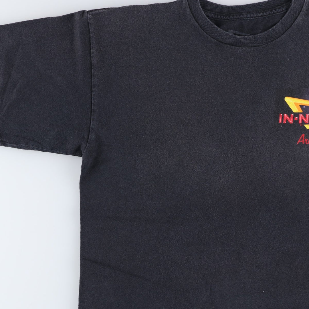IN-N-OUT BURGER In-and-Out Burger Advertising T-shirt, Men's M size cotton black type Vintage Second Hand