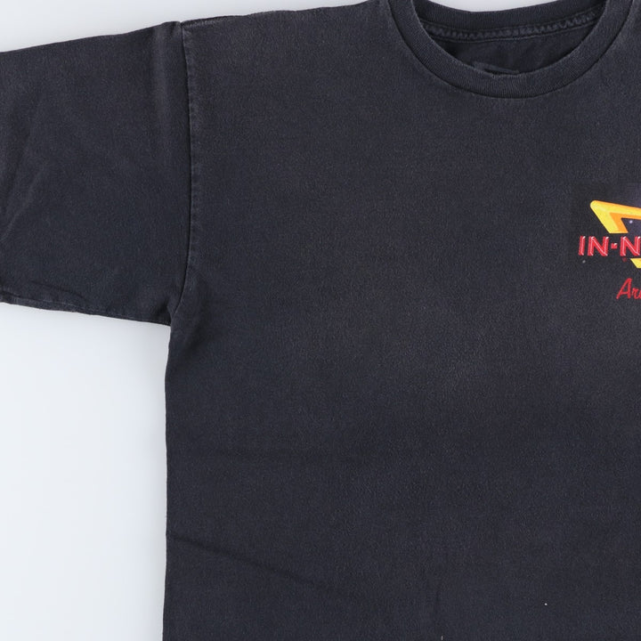 IN-N-OUT BURGER In-and-Out Burger Advertising T-shirt, Men's M size cotton black type Vintage Second Hand