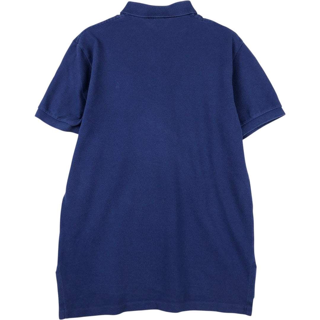 Ralph Lauren POLO by Ralph Lauren short sleeve polo shirt, men's size M cotton navy blue type Vintage Second Hand