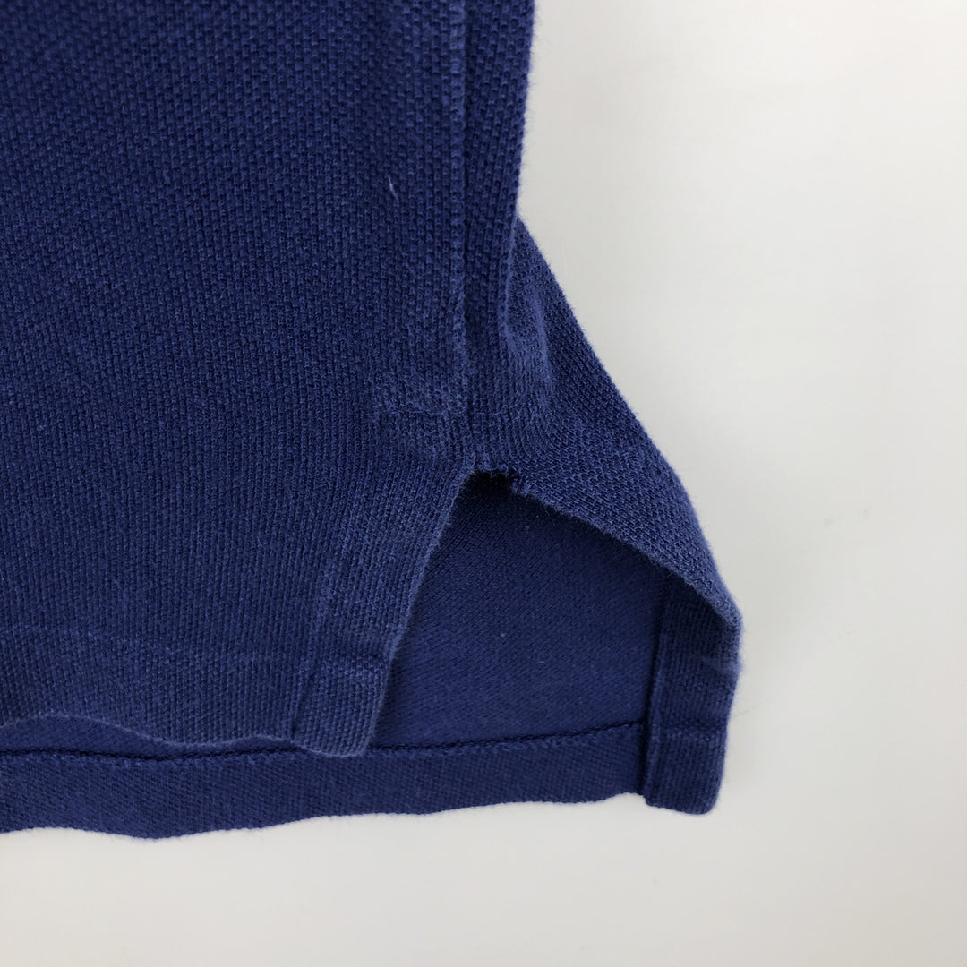 Ralph Lauren POLO by Ralph Lauren short sleeve polo shirt, men's size M cotton navy blue type Vintage Second Hand
