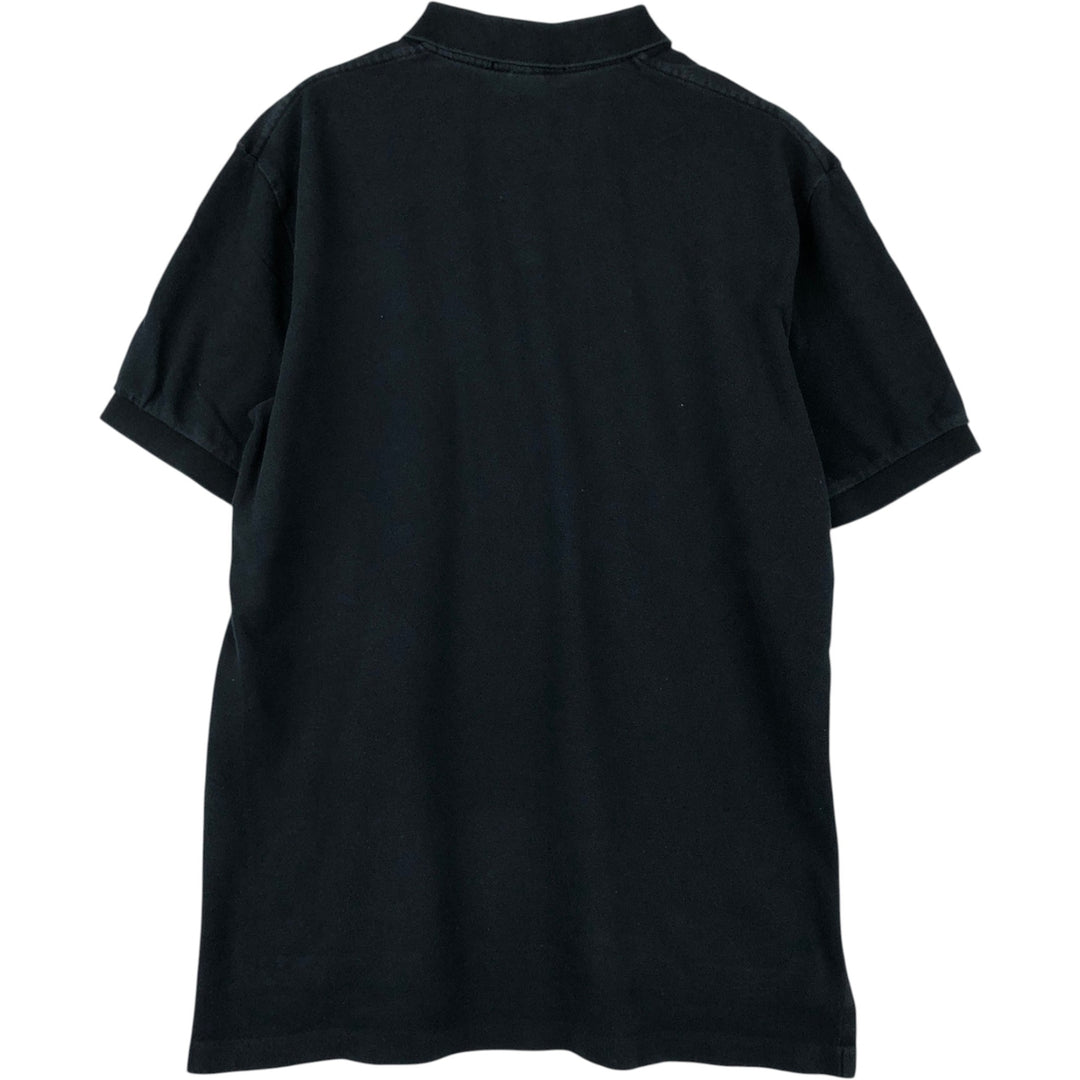 Ralph Lauren POLO by Ralph Lauren short sleeve polo shirt, men's size L cotton black type Vintage Second Hand