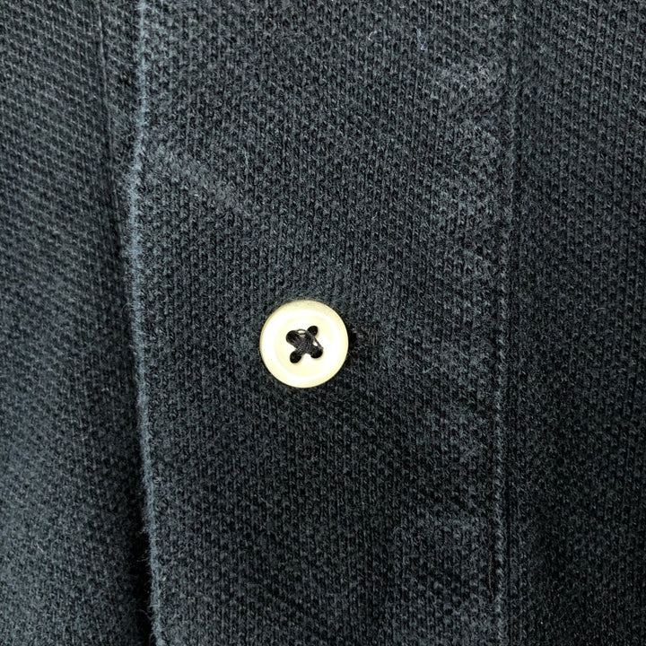 Ralph Lauren POLO by Ralph Lauren short sleeve polo shirt, men's size L cotton black type Vintage Second Hand