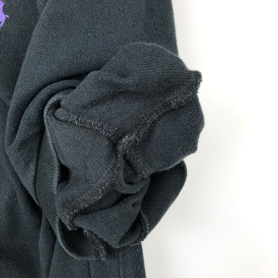 Ralph Lauren POLO by Ralph Lauren short sleeve polo shirt, men's size L cotton black type Vintage Second Hand