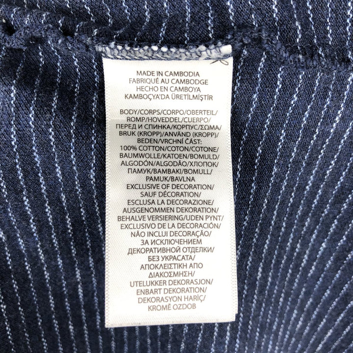 Ralph Lauren POLO RALPH LAUREN CUSTOM SLIM FIT Dot Pattern Short-Sleeve Polo Shirt (Men's XL equivalent) cotton navy blue type Vintage Second Hand