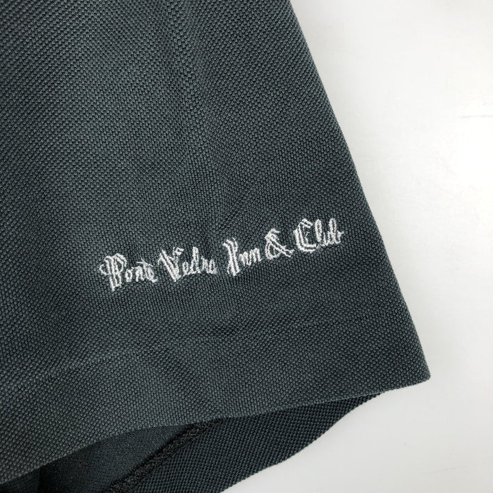 Ralph Lauren POLO GOLF Polo Golf short sleeve polo shirt for men size L Pima Cotton black type Vintage Second Hand