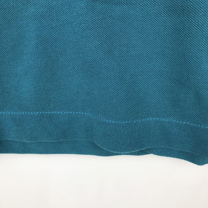 Lacoste short sleeve polo shirt, men's XL size cotton green type Vintage Second Hand