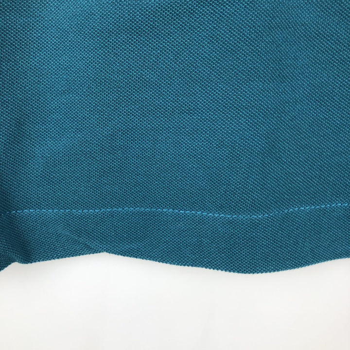 Lacoste short sleeve polo shirt, men's XL size cotton green type Vintage Second Hand