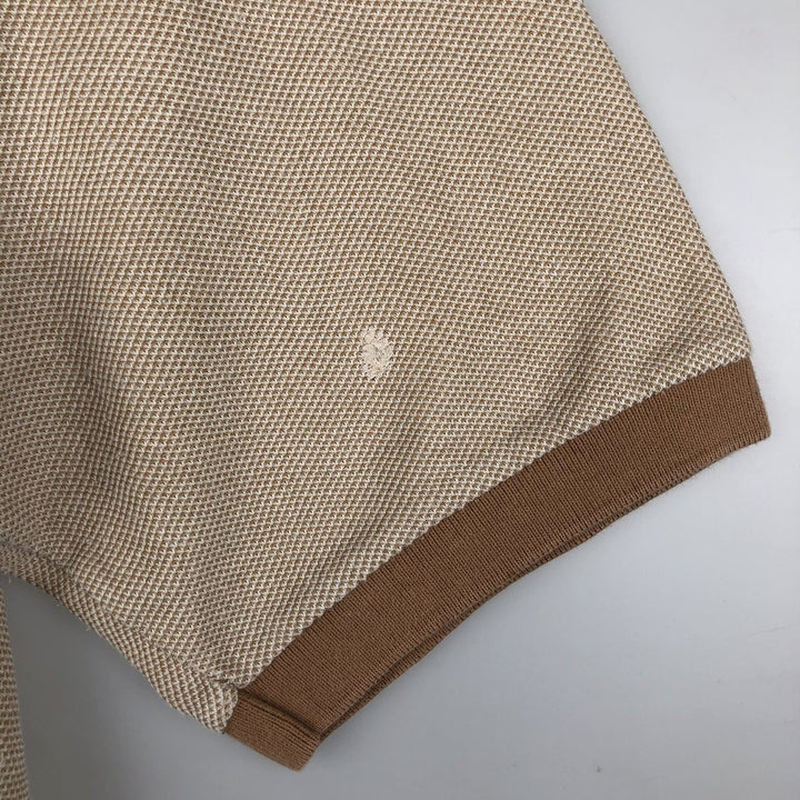 Ralph Lauren POLO GOLF Polo Golf short sleeve polo shirt for men size L cotton brown type Vintage Second Hand