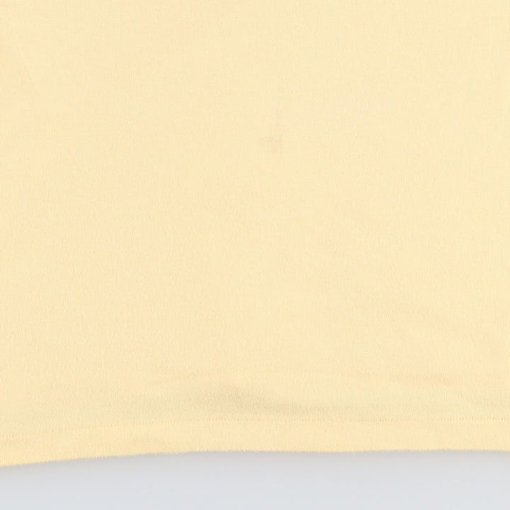 Ralph Lauren POLO SPORT short sleeve polo shirt, men's size L cotton yellow type Vintage Second Hand