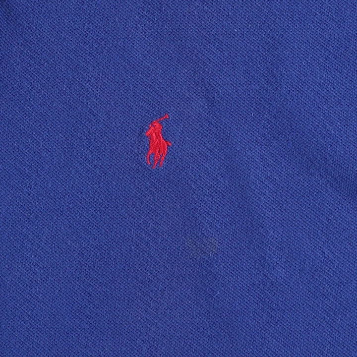 Ralph Lauren POLO by Ralph Lauren short sleeve polo shirt, men's size L cotton blue type Vintage Second Hand