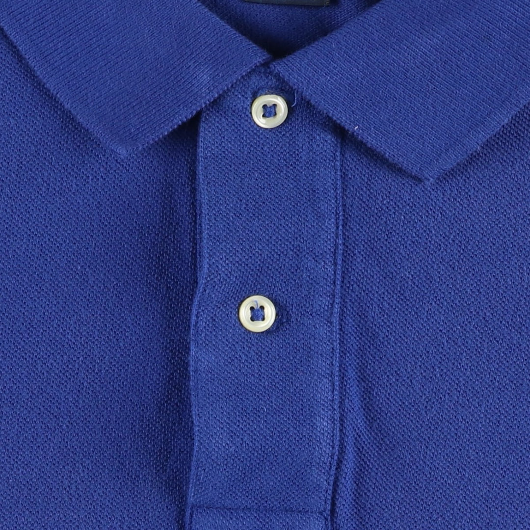 Ralph Lauren POLO by Ralph Lauren short sleeve polo shirt, men's size L cotton blue type Vintage Second Hand