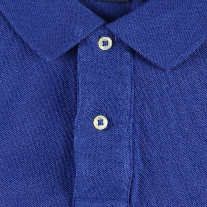 Ralph Lauren POLO by Ralph Lauren short sleeve polo shirt, men's size L cotton blue type Vintage Second Hand