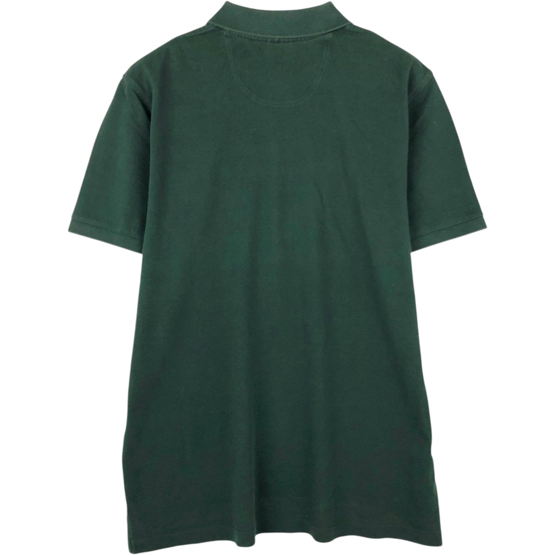 Brooks Brothers Est.1818 Short-Sleeve Polo Shirt, Men's Size XXL (approx.) cotton Green type dark green Vintage Second Hand