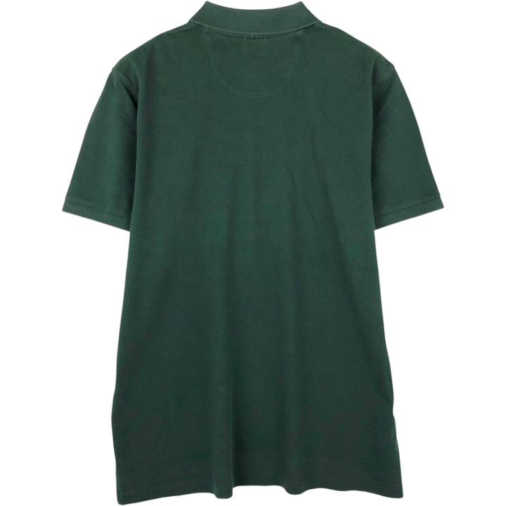 Brooks Brothers Est.1818 Short-Sleeve Polo Shirt, Men's Size XXL (approx.) cotton Green type dark green Vintage Second Hand