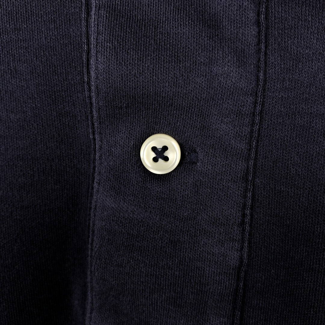 Ralph Lauren POLO by Ralph Lauren short sleeve polo shirt, men's size L cotton navy blue type Vintage Second Hand
