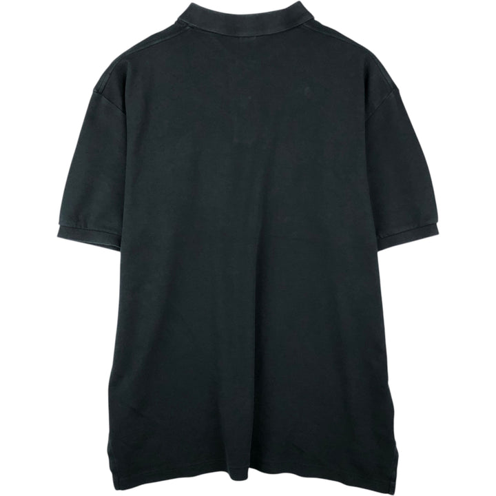 Ralph Lauren POLO by Ralph Lauren short sleeve polo shirt, men's XL size cotton black type Vintage Second Hand