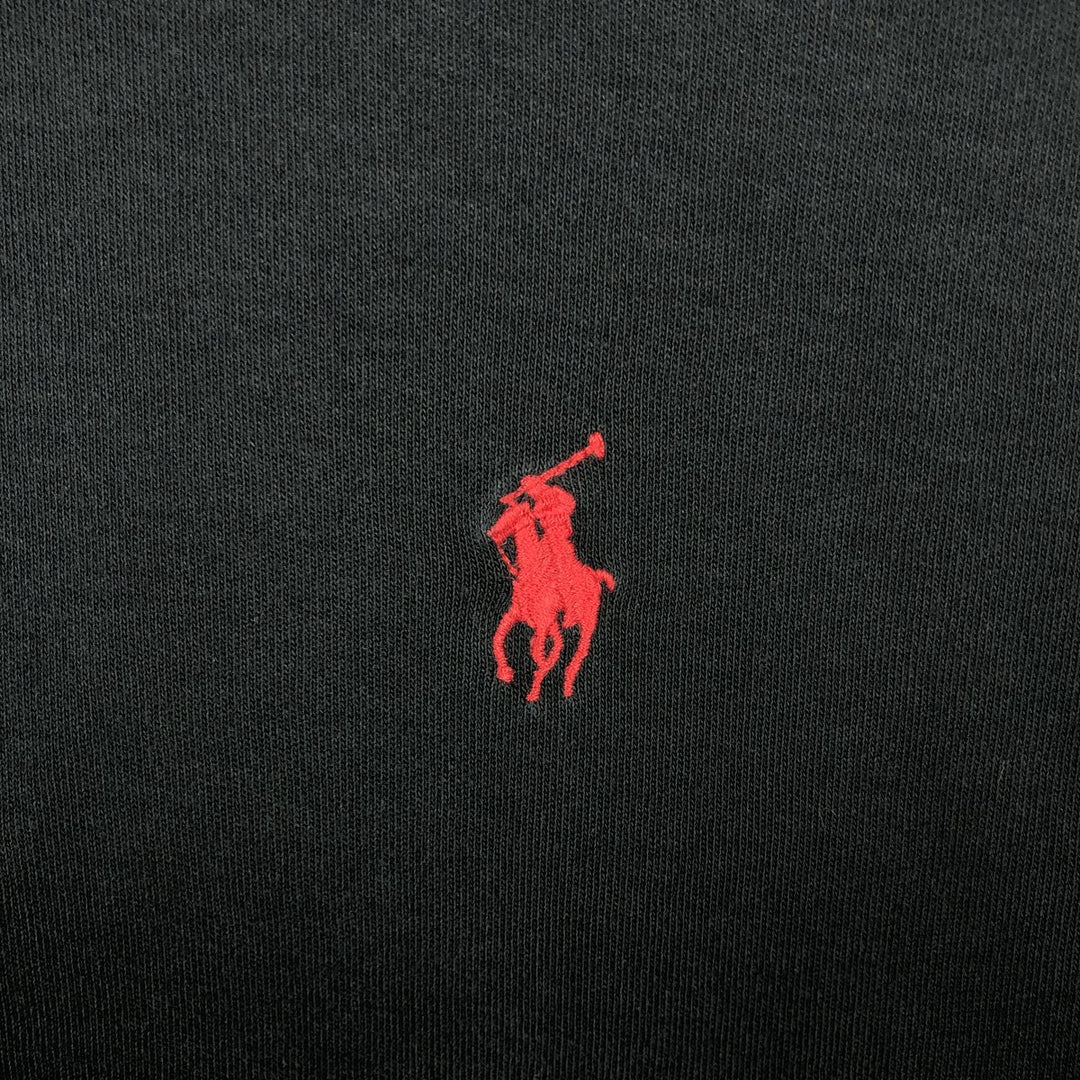Ralph Lauren POLO by Ralph Lauren short sleeve polo shirt, men's XL size cotton black type Vintage Second Hand
