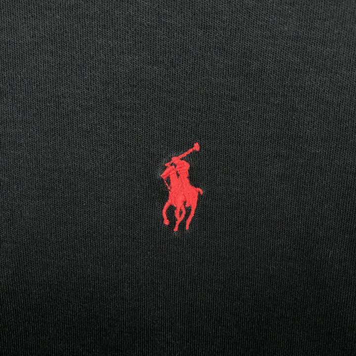 Ralph Lauren POLO by Ralph Lauren short sleeve polo shirt, men's XL size cotton black type Vintage Second Hand
