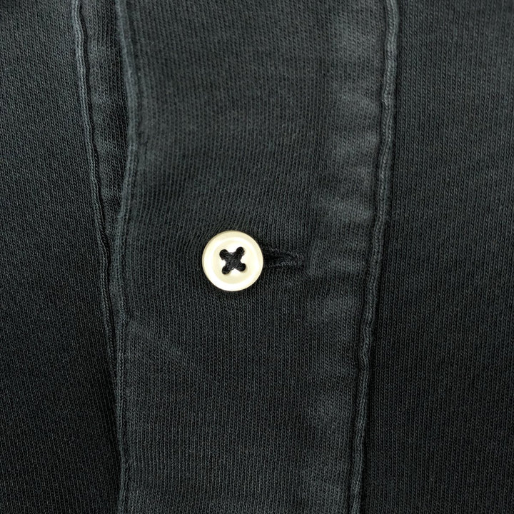 Ralph Lauren POLO by Ralph Lauren short sleeve polo shirt, men's XL size cotton black type Vintage Second Hand