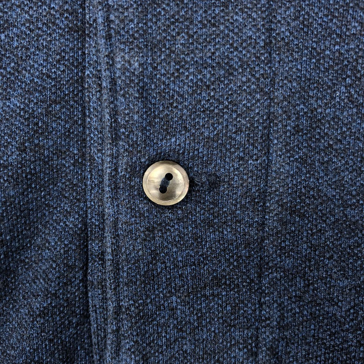 Lacoste Classic Fit short sleeve polo shirt, men's size L cotton navy blue type Vintage Second Hand