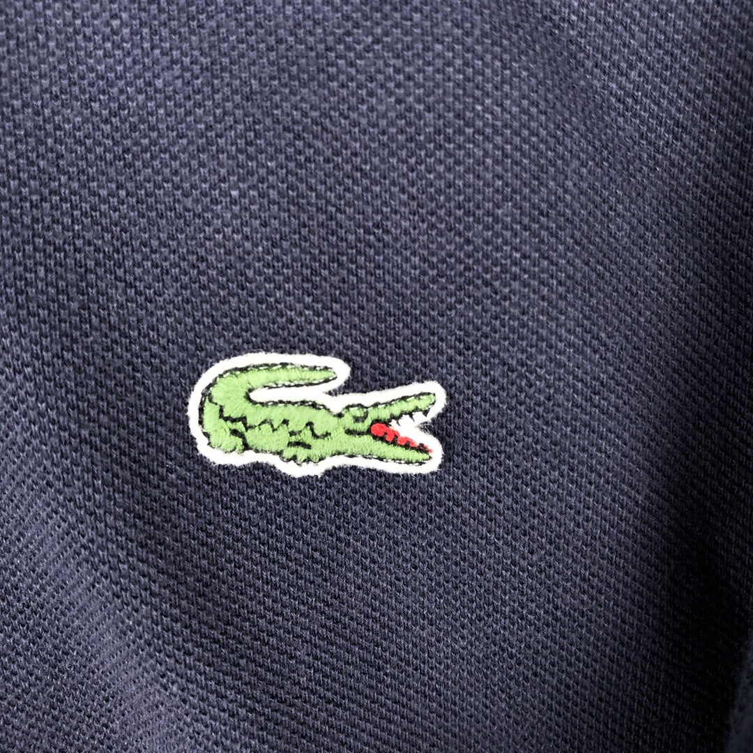 Lacoste LACOSTE French design short sleeve polo shirt size 6 men's XL equivalent cotton navy blue type Vintage Second Hand