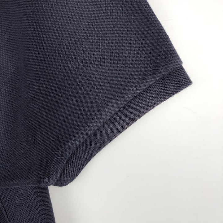 Lacoste LACOSTE French design short sleeve polo shirt size 6 men's XL equivalent cotton navy blue type Vintage Second Hand