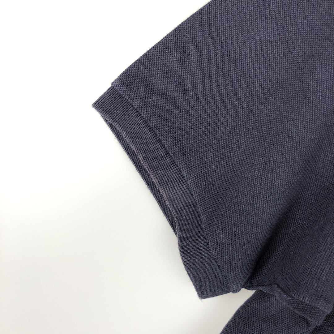 Lacoste LACOSTE French design short sleeve polo shirt size 6 men's XL equivalent cotton navy blue type Vintage Second Hand