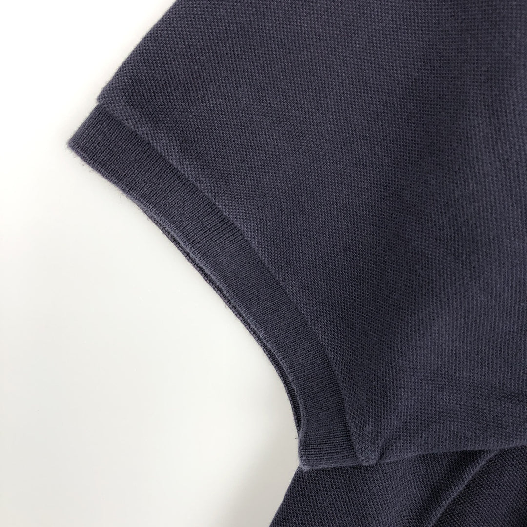 Lacoste LACOSTE French design short sleeve polo shirt size 6 men's XL equivalent cotton navy blue type Vintage Second Hand