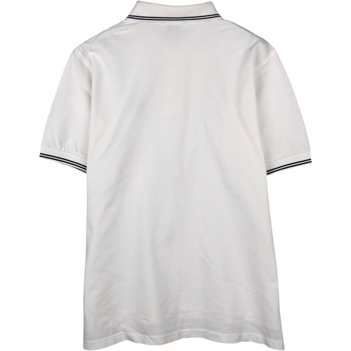 1980'S Brooks Brothers Golden Fleece Short-Sleeve Polo Shirt, Made in USA, Men's Size L (approx.), Vintage cotton white type Vintage Second Hand