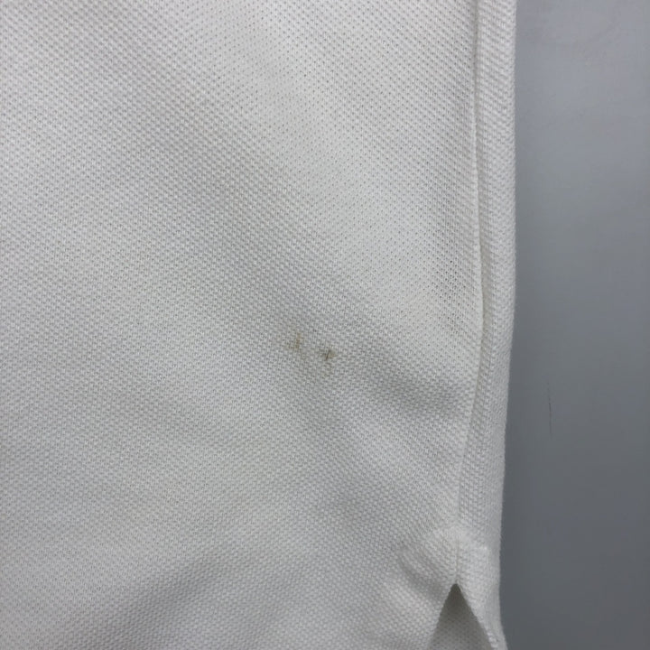 1980'S Brooks Brothers Golden Fleece Short-Sleeve Polo Shirt, Made in USA, Men's Size L (approx.), Vintage cotton white type Vintage Second Hand