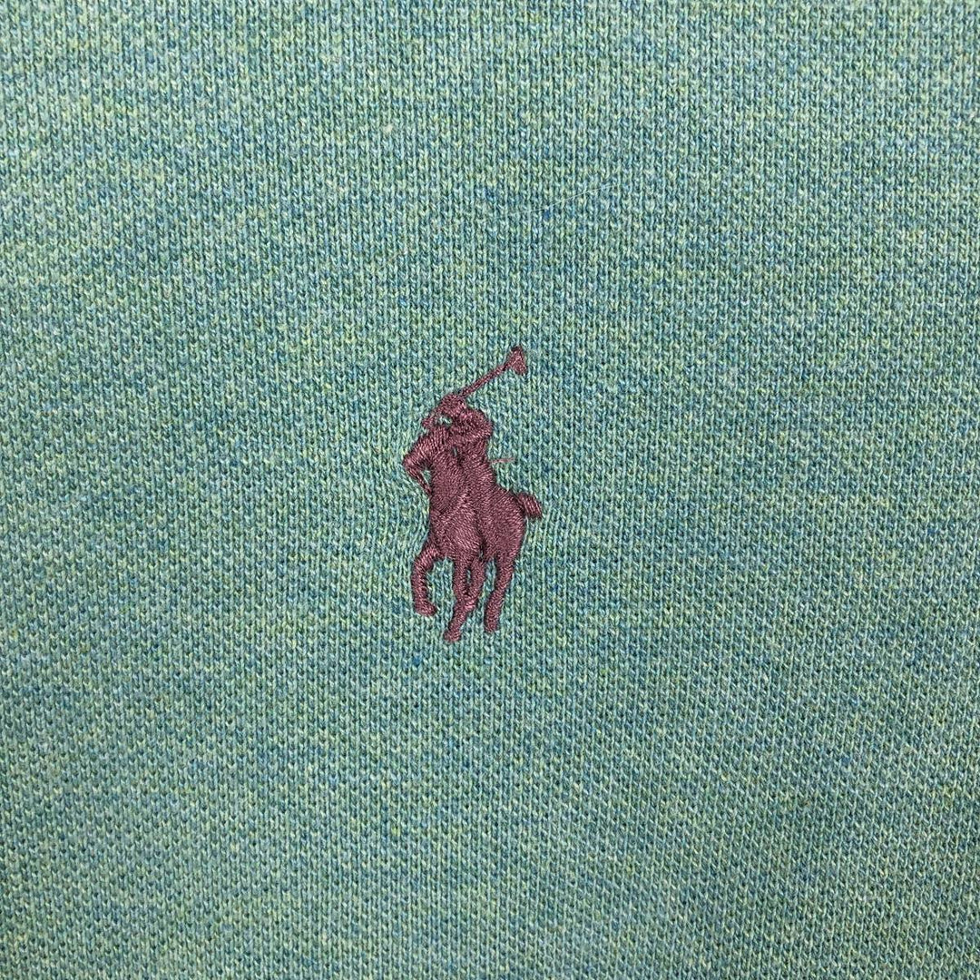 Ralph Lauren POLO by Ralph Lauren CUSTOM FIT short sleeve polo shirt, men's XL size cotton green type yellow green Vintage Second Hand