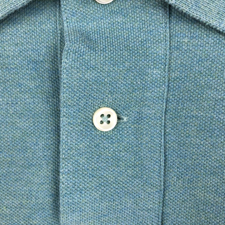 Ralph Lauren POLO by Ralph Lauren CUSTOM FIT short sleeve polo shirt, men's XL size cotton green type yellow green Vintage Second Hand