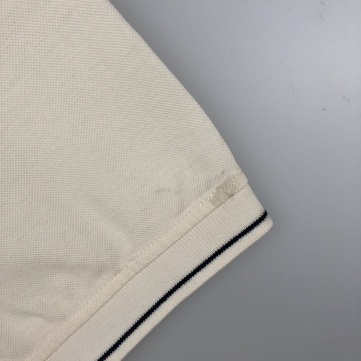 Brooks Brothers ESTABLISHED 1818 Short-Sleeve Polo Shirt, Men's Size L (approx.) Pima Cotton unbleached Vintage Second Hand