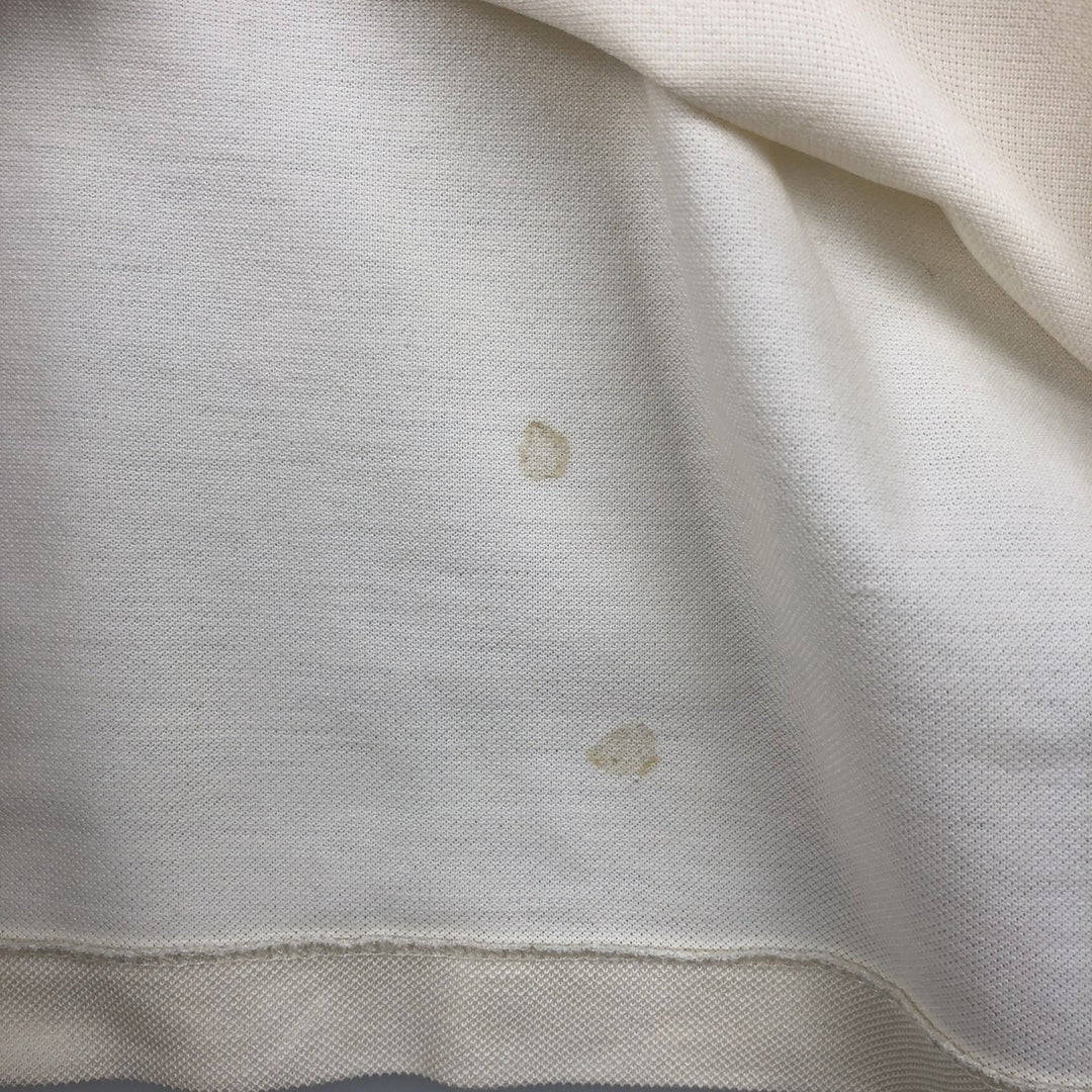 Brooks Brothers ESTABLISHED 1818 Short-Sleeve Polo Shirt, Men's Size L (approx.) Pima Cotton unbleached Vintage Second Hand