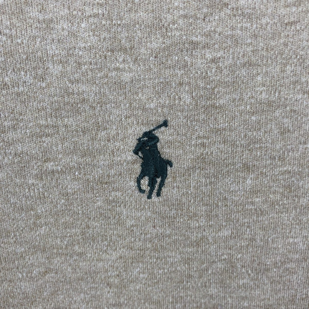 Ralph Lauren POLO by Ralph Lauren short sleeve polo shirt, men's size L cotton beige type brown Vintage Second Hand