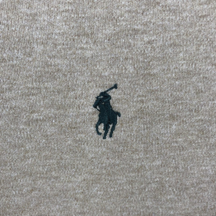 Ralph Lauren POLO by Ralph Lauren short sleeve polo shirt, men's size L cotton beige type brown Vintage Second Hand