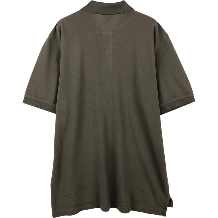 Brooks Brothers Est.1818 Short-Sleeve Polo Shirt, Men's Size L (approx.) cotton Khaki type sage green Vintage Second Hand