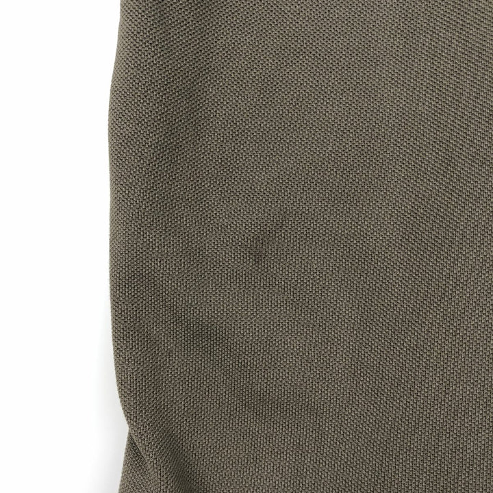Brooks Brothers Est.1818 Short-Sleeve Polo Shirt, Men's Size L (approx.) cotton Khaki type sage green Vintage Second Hand