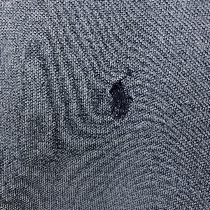 Ralph Lauren POLO by Ralph Lauren short sleeve polo shirt, men's XL size cotton blue type Vintage Second Hand