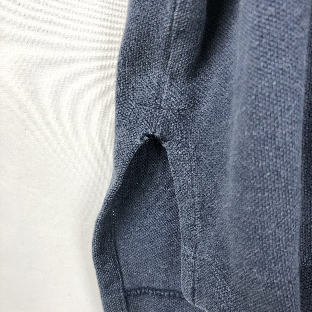 Ralph Lauren POLO by Ralph Lauren short sleeve polo shirt, men's XL size cotton blue type Vintage Second Hand