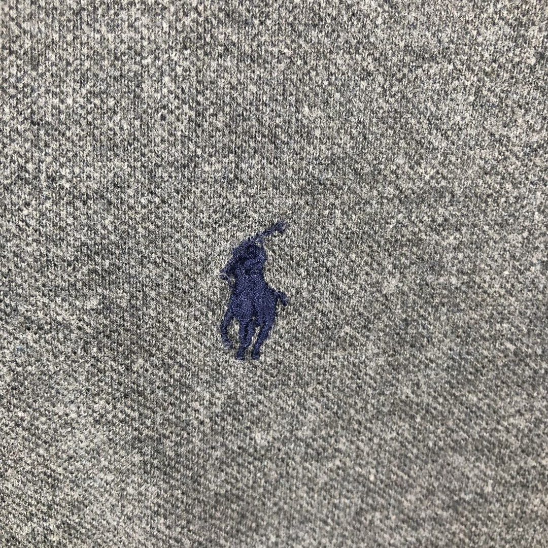 Ralph Lauren POLO by Ralph Lauren short sleeve polo shirt, men's XL size cotton gray type Vintage Second Hand